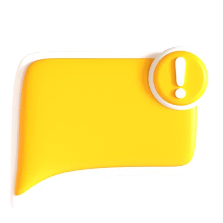 Chat-Benachrichtigung  3D Icon