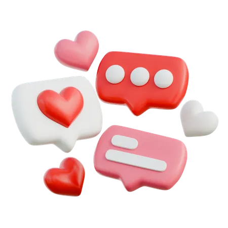 Discussion d'amour  3D Icon