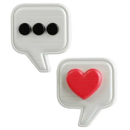 Discussion d'amour  3D Icon