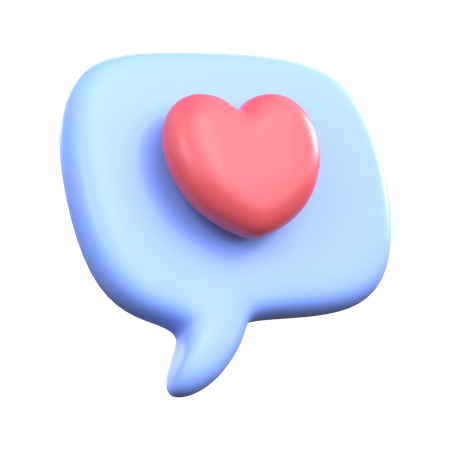 Discuter d'amour  3D Icon