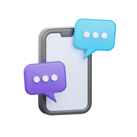 Chat-Anzeigen  3D Icon