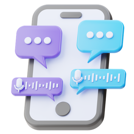 Chat-Anzeigen  3D Icon