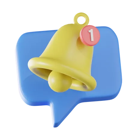 Chat-Benachrichtigung  3D Icon