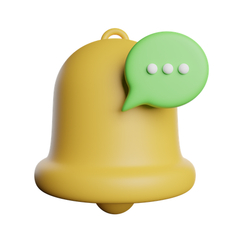 Chat-Benachrichtigung  3D Icon