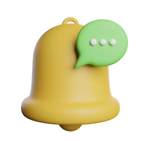 Chat-Benachrichtigung  3D Icon