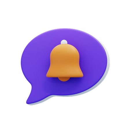 Chat-Benachrichtigungsblase  3D Icon