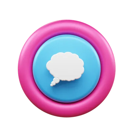 Chat-Blase  3D Icon