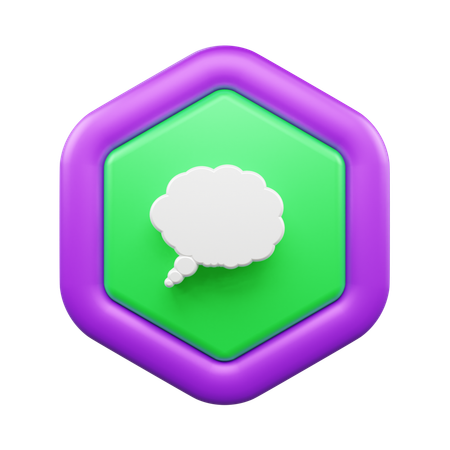 Chat-Blase  3D Icon