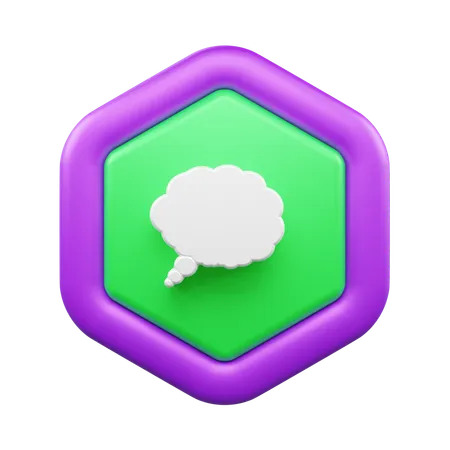 Chat-Blase  3D Icon