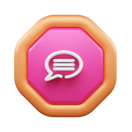 Chat-Blase  3D Icon