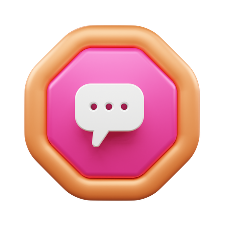 Chat-Blase  3D Icon