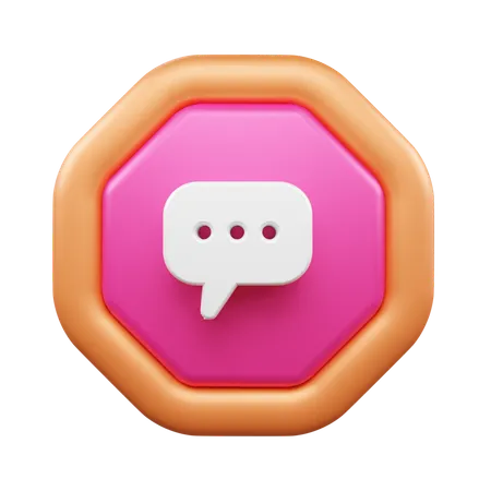 Chat-Blase  3D Icon