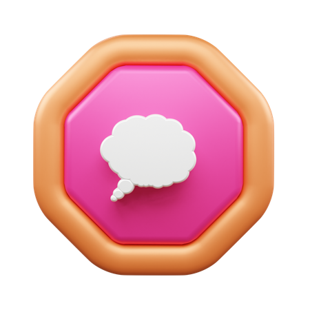 Chat-Blase  3D Icon