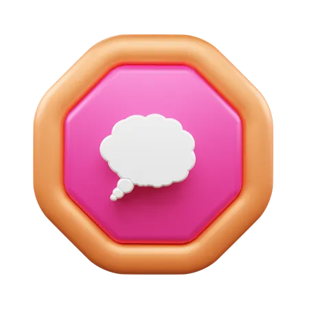 Chat-Blase  3D Icon