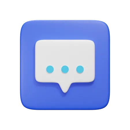 Chat-Blase  3D Icon