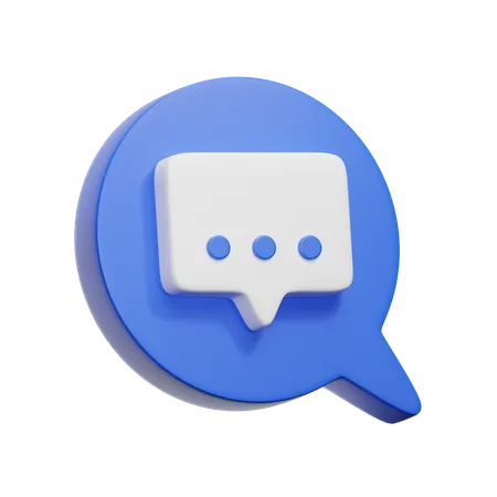 Chat-Blase  3D Icon