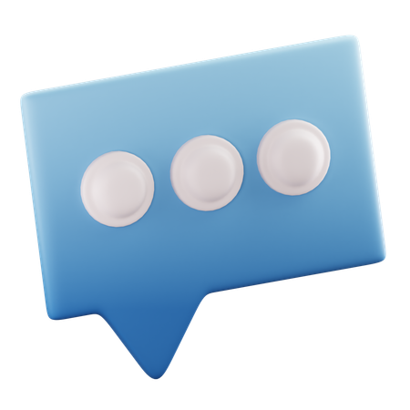 Chat-Blase  3D Icon