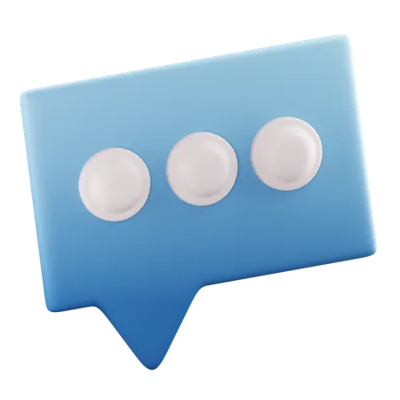 Chat-Blase  3D Icon