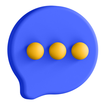 Chat-Blase  3D Icon