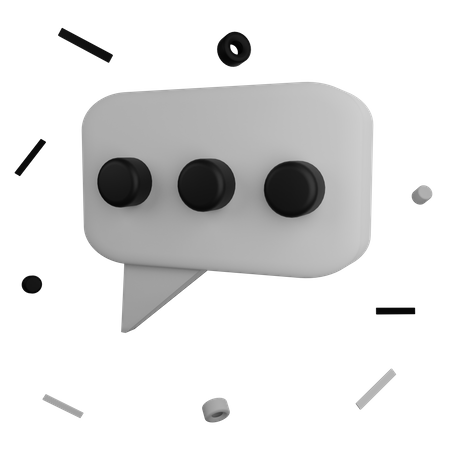 Chat-Blase  3D Illustration