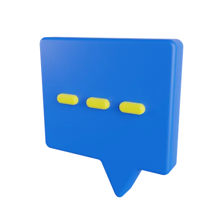 Chat-Blase  3D Icon