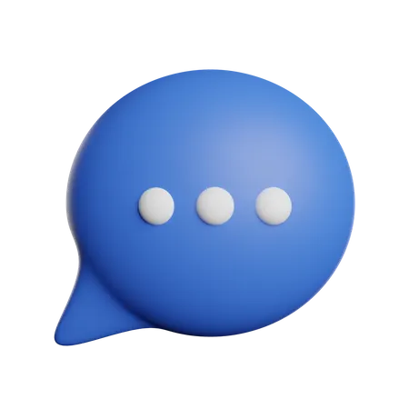 Chat-Blase  3D Illustration