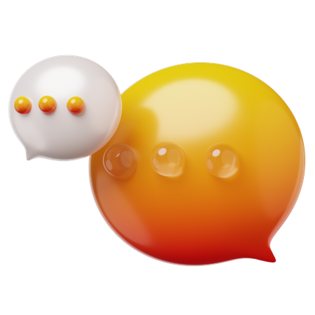 Chat-Blase  3D Icon