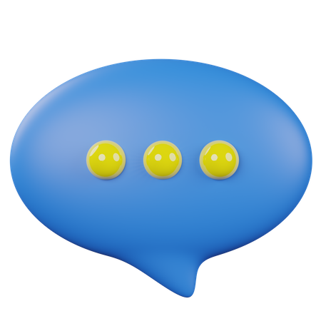 Chat-Blase  3D Icon