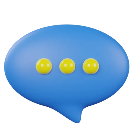 Chat-Blase  3D Icon