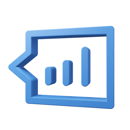 Chat-Blasen-Kommentar  3D Icon