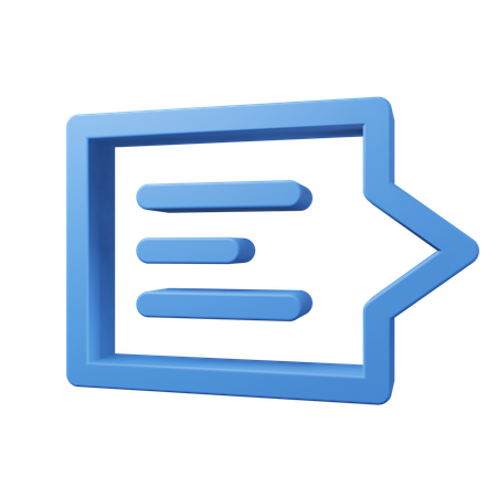 Chat-Blasen-Kommentar  3D Icon