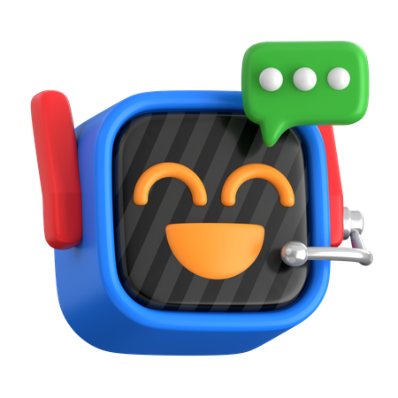 チャットボット  3D Icon