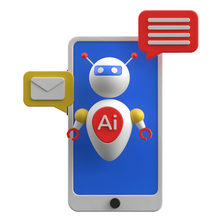 Chat Bot  3D Icon