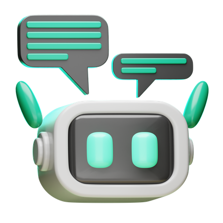 Chat Bot  3D Icon
