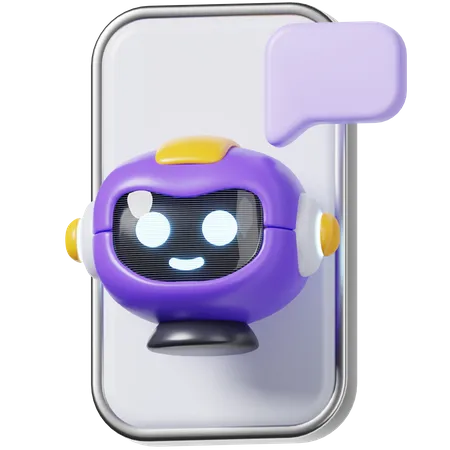 Chat Bot  3D Icon