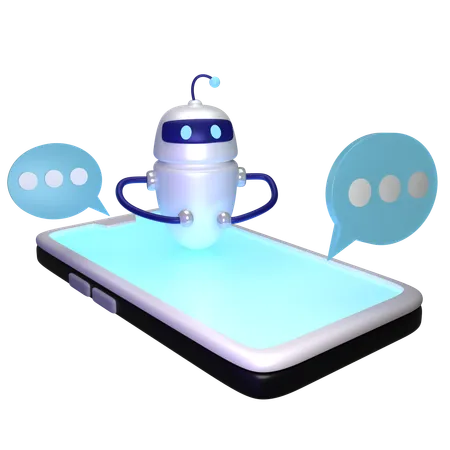 Chat Bot  3D Icon