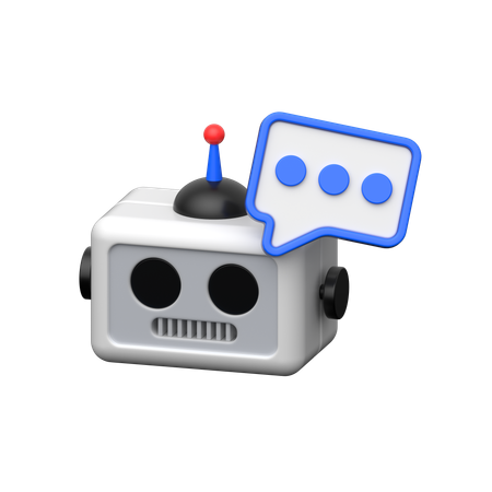 Chat Bot  3D Icon