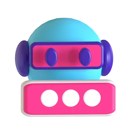 Chat Bot  3D Icon