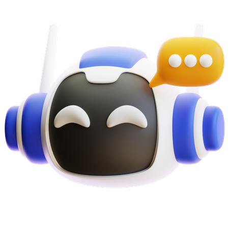 Chat Bot  3D Icon