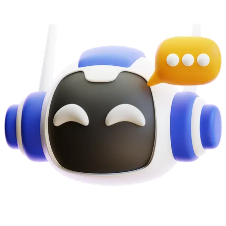 Chat Bot  3D Icon