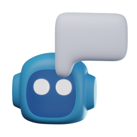 Chat Bot  3D Icon