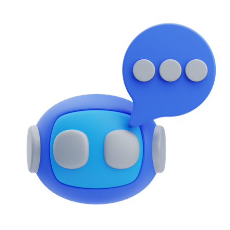 Chat Bot  3D Icon