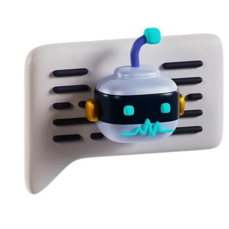 Chat Bot  3D Icon