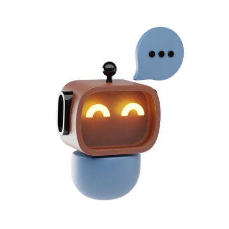 Chat Bot  3D Icon