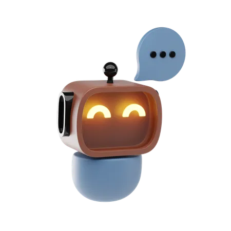 Chat Bot  3D Icon