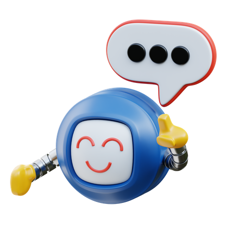 Chat Bot  3D Icon