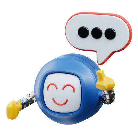 Chat Bot  3D Icon