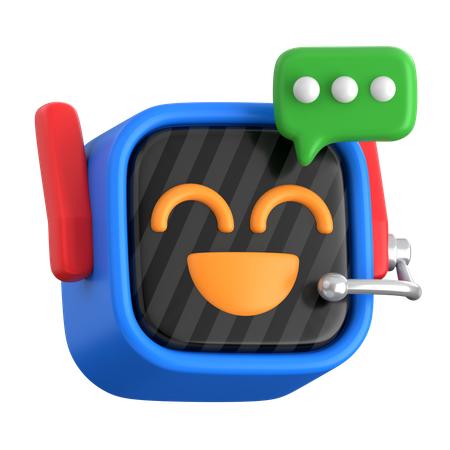 Chat Bot  3D Icon