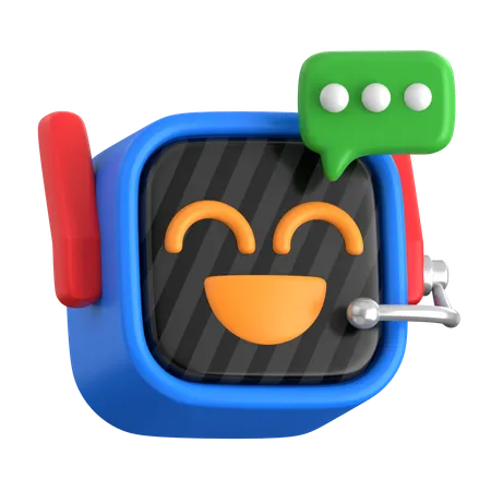 Chat Bot  3D Icon