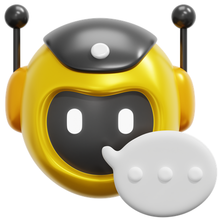 Chat Bot  3D Icon